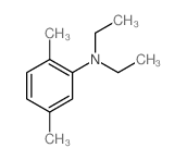 Benzenamine, N,N-diethyl-2,5-dimethyl-结构式