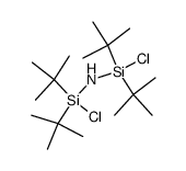 1,3-dichloro-1,1,3,3-tetra-tert-butyldisilazane结构式