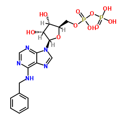N-Benzyladenosine 5'-(trihydrogen diphosphate) Structure