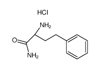 (RS)-homophenylalaninamide hydrochloride Structure