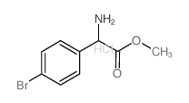 2-氨基-2-(4-溴苯基)乙酸甲酯盐酸盐结构式