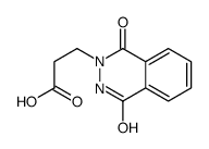 3-(1,4-dioxo-3H-phthalazin-2-yl)propanoic acid Structure