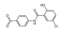 5-chloro-2-hydroxy-N-(4-nitrophenyl)benzamide结构式