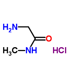 H-Gly-NHMe.HCl structure