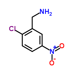 1-(2-Chloro-5-nitrophenyl)methanamine Structure