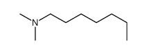 N,N-二甲基庚烷胺结构式