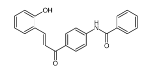 N-[4-[3-(2-hydroxyphenyl)prop-2-enoyl]phenyl]benzamide Structure