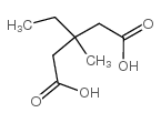 3-ethyl-3-methylglutaric acid Structure
