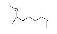 7-甲氧基-3,7-二甲基-1-辛烯结构式