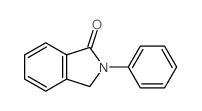 2-苯基-1-氧代二氢氮杂茚结构式