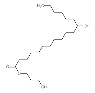 butyl 12-hydroxyoctadecanoate结构式