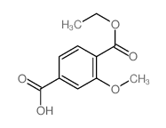 4-ethoxycarbonyl-3-methoxy-benzoic acid Structure