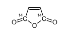 maleic anhydride, [1,4-14c]结构式