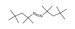 2,2'-Azobis(2,4,4-trimethylpentane)结构式