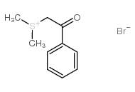 Sulfonium,dimethyl(2-oxo-2-phenylethyl)-, bromide (1:1) Structure