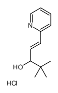 (E)-4,4-dimethyl-1-pyridin-2-ylpent-1-en-3-ol,hydrochloride Structure