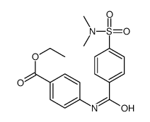 ethyl 4-[[4-(dimethylsulfamoyl)benzoyl]amino]benzoate Structure