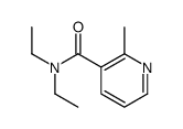 N,N-diethyl-2-methylpyridine-3-carboxamide结构式