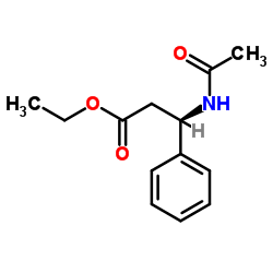 (R)-β-N-acetyl-phenylalanine ethyl ester结构式
