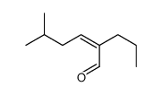 5-methyl-2-propylhex-2-enal结构式