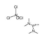 bis(dimethylamino)-phosphenium tetrachloroaluminate结构式