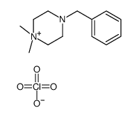 4-benzyl-1,1-dimethylpiperazin-1-ium,perchlorate结构式