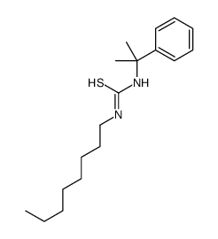 1-octyl-3-(2-phenylpropan-2-yl)thiourea结构式