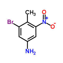3-Bromo-4-methyl-5-nitroaniline Structure
