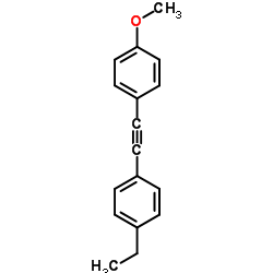 1-乙基-4-[2-(4-甲氧苯基)乙炔基]苯图片