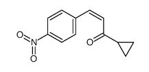 1-cyclopropyl-3-(4-nitrophenyl)prop-2-en-1-one Structure