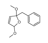 5-benzyl-2,5-dimethoxy-2H-furan结构式