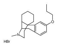 (+-)-17-Methyl-3-propoxymorphinan hydrobromide Structure