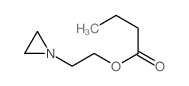 Butanoic acid,2-(1-aziridinyl)ethyl ester Structure