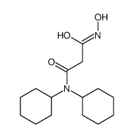 N',N'-dicyclohexyl-N-hydroxypropanediamide Structure