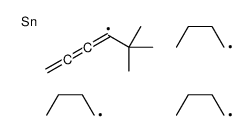 tributyl(5,5-dimethylhex-1-en-3-yn-2-yl)stannane结构式