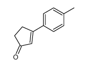 3-(p-tolyl)cyclopent-2-en-1-one结构式