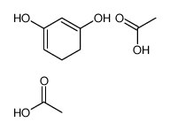 acetic acid,cyclohexa-1,3-diene-1,3-diol Structure