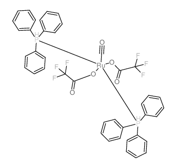carbon monoxide,ruthenium,2,2,2-trifluoroacetic acid,triphenylphosphanium Structure