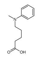 5-(N-methylanilino)pentanoic acid结构式