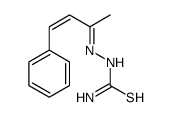 (4-phenylbut-3-en-2-ylideneamino)thiourea Structure