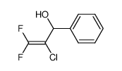 2-chloro-3,3-difluoro-1-phenyl-2-propenol Structure