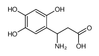 3-氨基-3-(2,4,5-三羟基苯基)-丙酸结构式