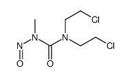 1,1-bis(2-chloroethyl)-3-methyl-3-nitrosourea结构式