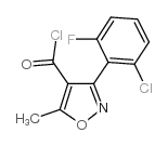3-(2-氯-6-氟苯基)-5-甲基异唑-4-羰基氯结构式