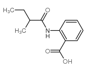 2-[(2-methylbutanoyl)amino]benzoic acid结构式