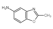 2-甲基-5-氨基苯并恶唑结构式