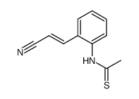 o-(2-trans-Cyanoethenyl)thioacetanilide Structure