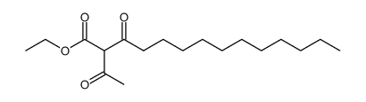 2-acetyl-3-oxo-tetradecanoic acid ethyl ester结构式