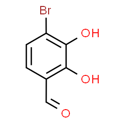 4-溴-2,3-二羟基苯甲醛结构式
