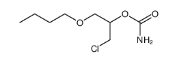 1-chloro-3-butoxy-2-carbamoyloxypropane结构式